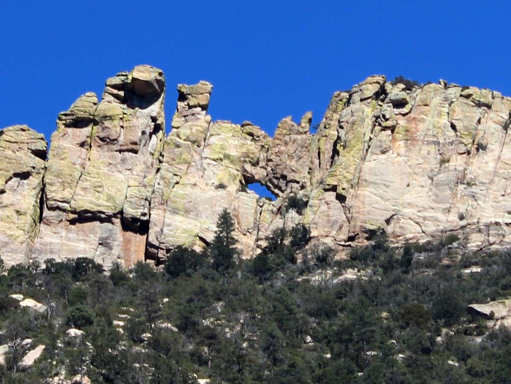 Landscape, View, Window Rock, Central Arizona, Ventana Canyon Hiking Trail, Santa Catalina Mountains, Tucson, Blue Sky