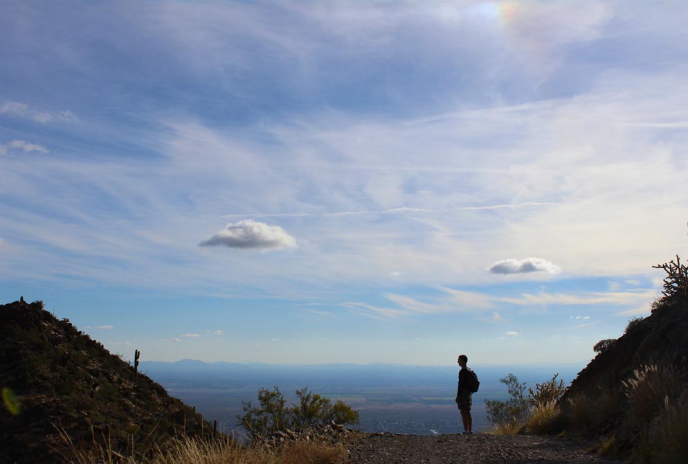 Overlook, Hiker, Scottdale, Arizona, Thompson Peak, McDowell Mountains, View, Phoenix, 10 Great Reasons to Hike