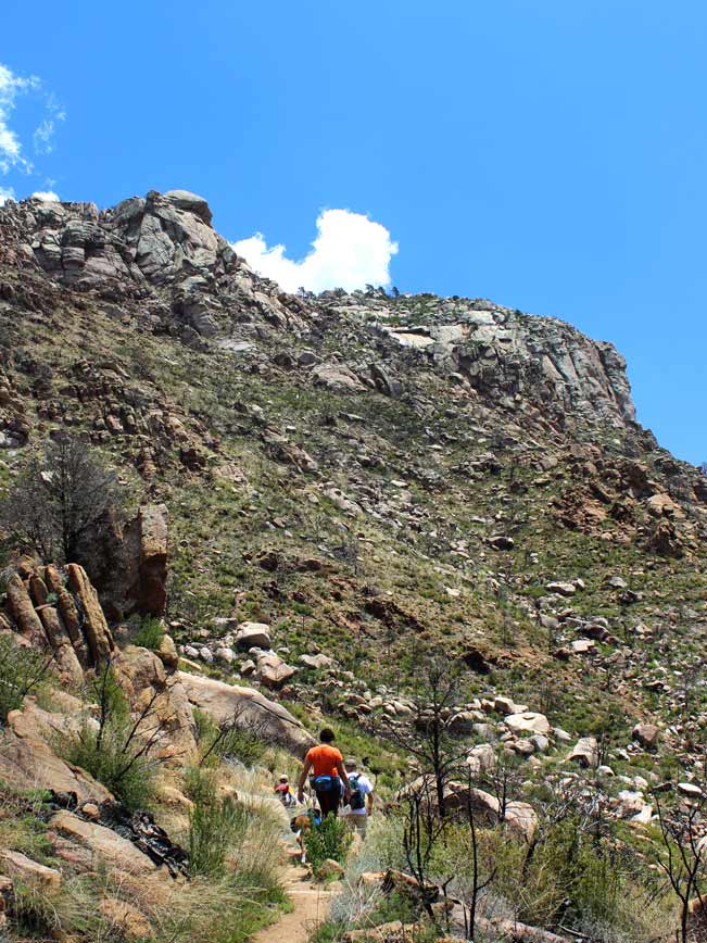 Landscape, View, Hikers, Prescott, Arizona, Granite Mountain Hiking Trail