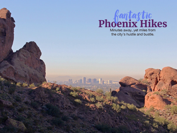 Landscape, View, Phoenix, Arizona, Echo Canyon Hiking Trail, Camelback Mountain