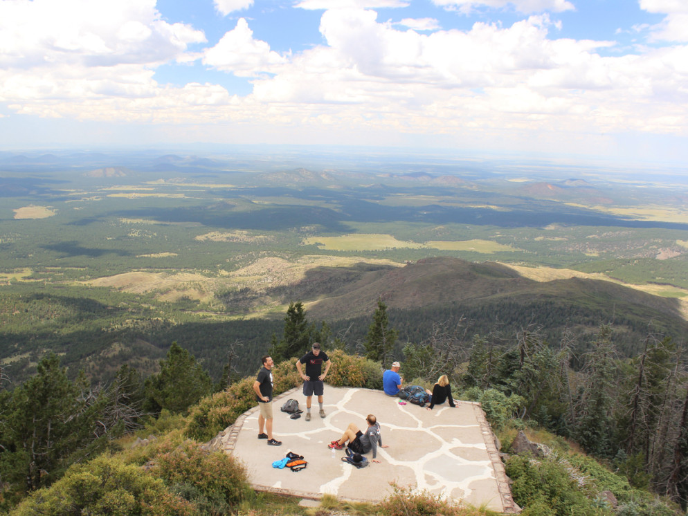 Hikers, Views, Summit, Peak, Flagstaff, Arizona, Kendrick Peak, Kendrick Mountain Hiking Trail