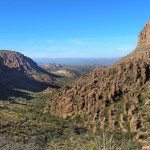 Landscape, View, Weaver's Needle, Arizona, Superstition Mountains, Freemont Saddle, Peralta Hiking Trail, Phoenix Area Hiking Trails, Arizona Hiking Trails Phoenix