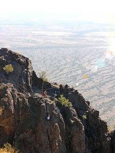 Hunter Hiking Trail to Picacho Peak: Cables & Views near Tucson