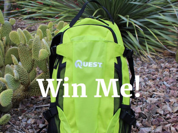 One-year Anniversary Giveaway, Prize, Qwest Hydration Backpack, Hiking Gear, Supplies, Backpack