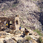 Hikers; Dog; Horses; View; Valley; Kiwanis Hiking Trail; National Hiking Trail; Telegraph Pass Lookout; Mountains; Phoenix Area Hikes; Easy Hikes; Dog Friendly Hikes; Central Arizona Hikes; South Mountain Regional Park; Copyright azutopia.com. No use without written permission.