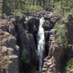 Sycamore Rim Loop Trail; Hiking Trail; Northern Arizona Hiking Trail; Williams; Arizona; Sycamore Fall; Sycamore Canyon; Hikers; Creek; Waterfall; Pine Trees; Rim Trail; Easy Hiking Trails; Pet Friendly Hiking Trails; Family Friendly Hiking Trails; Copyright azutopia.com. No use without permission.