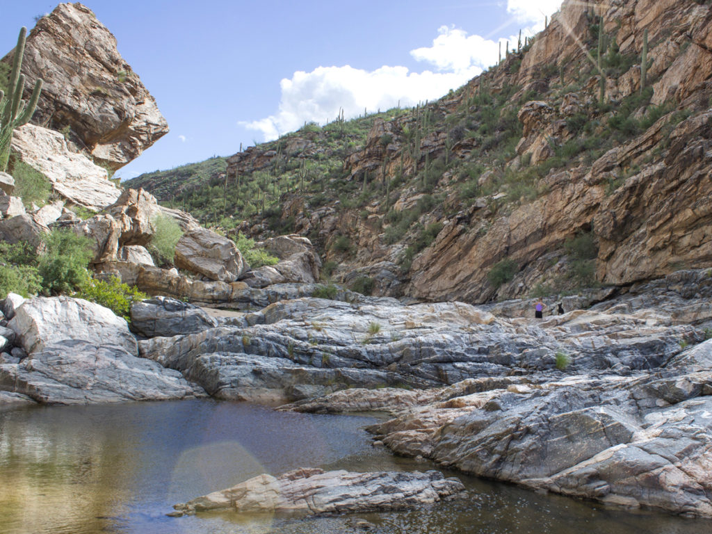 Tanque Verde Falls Trail Waterfalls, pools & boulders in Tucson's