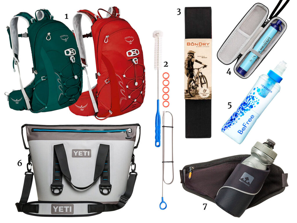 2021 Best Hiking Gifts: Hydration Bladders, Cleaners, Bottles, Coolers, Purifiers